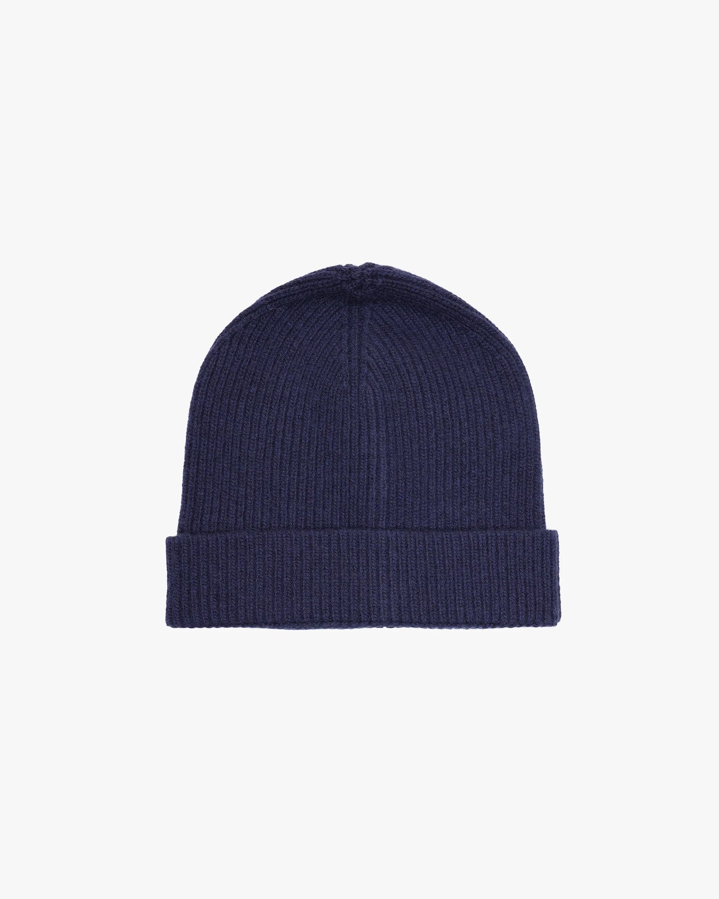 Aquascutum Wool Fisherman Beanie Navy