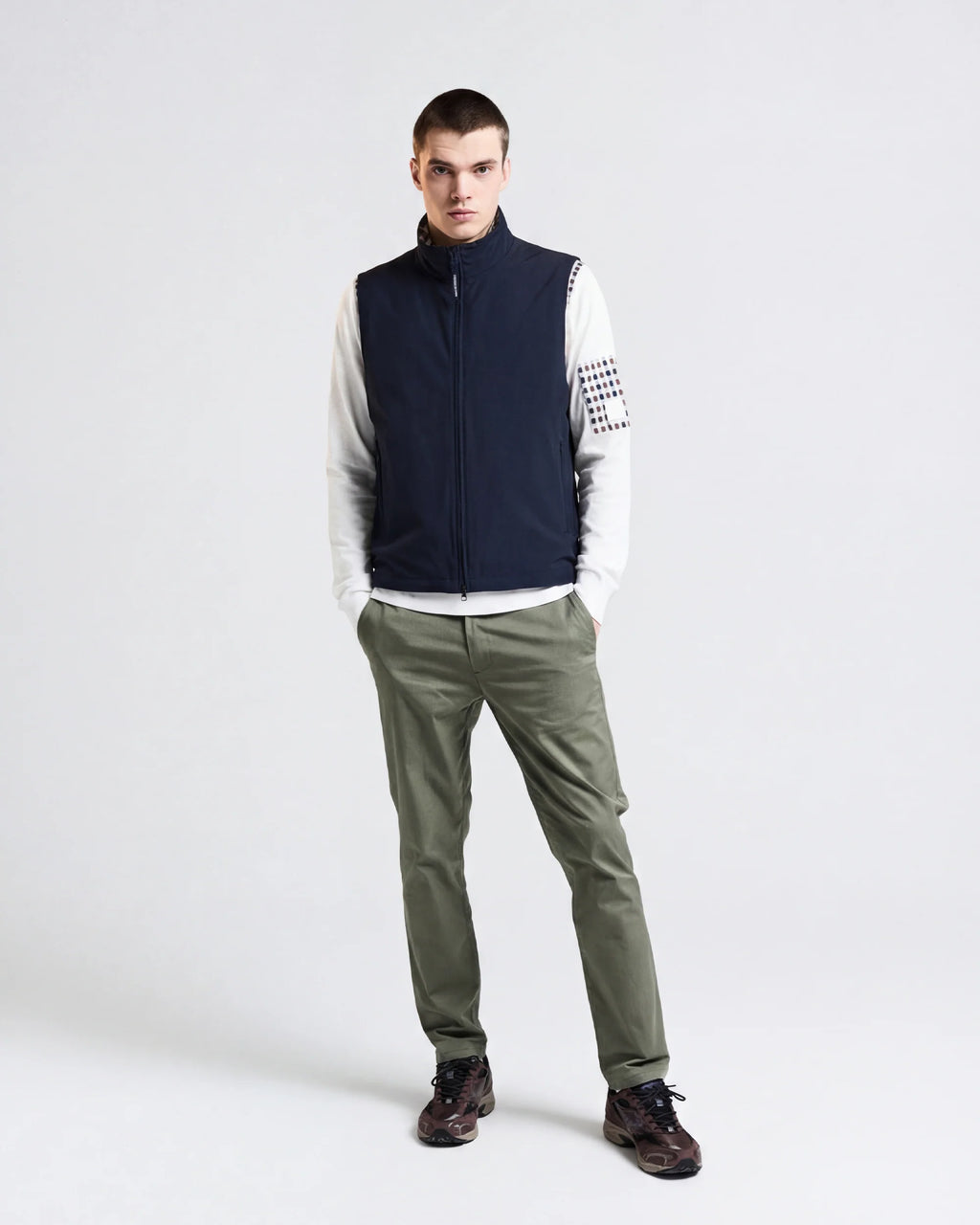Aquascutum Shell sp vest navy