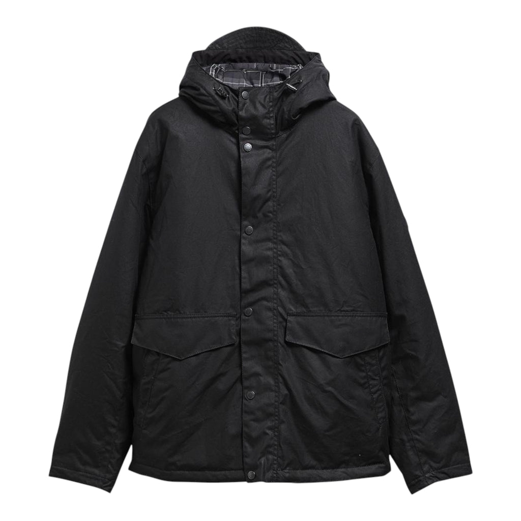 Barbour International Everrett wax jacket black