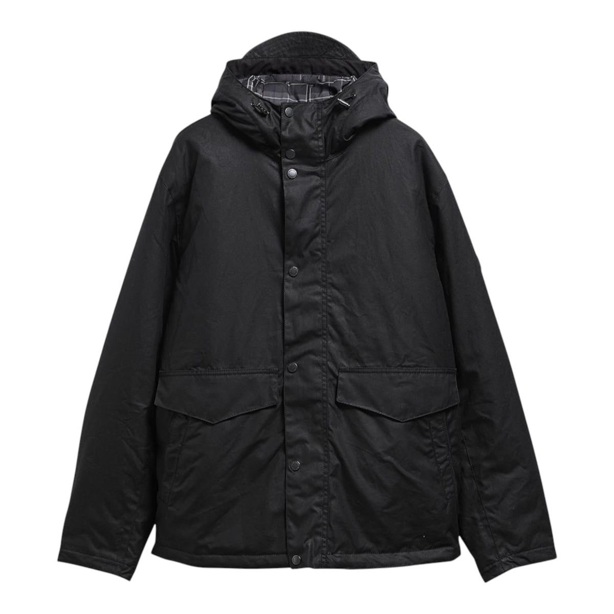 Barbour International Everrett wax jacket black