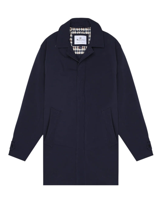 Aquascutum Soft Shell Trench Navy