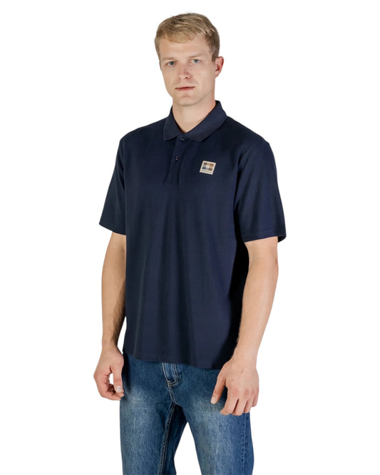 AQUASCUTUM PATCH POLO NAVY