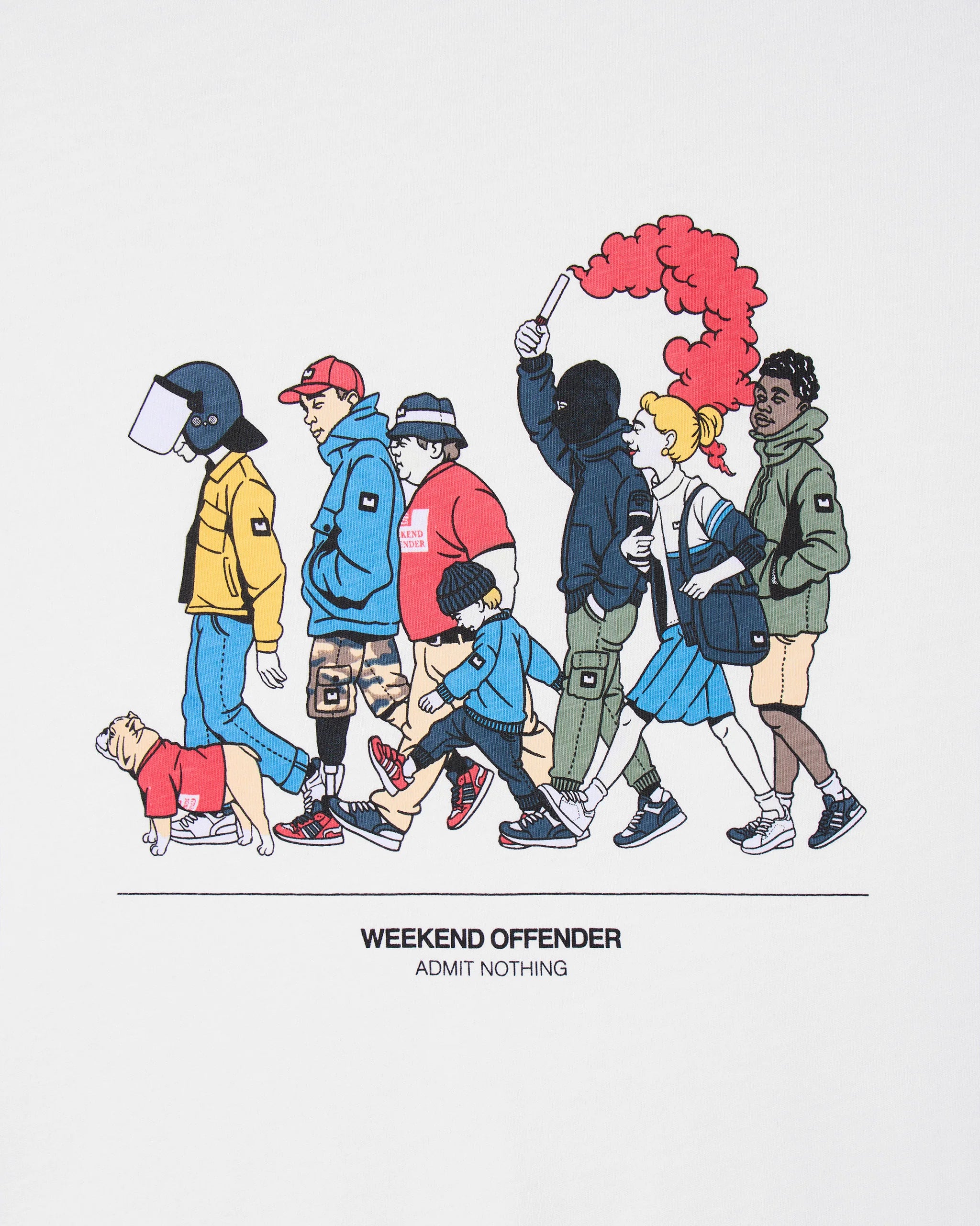 Weekend Offender Everyone white