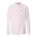 Lyle and Scott Stripe oxford pink/ white