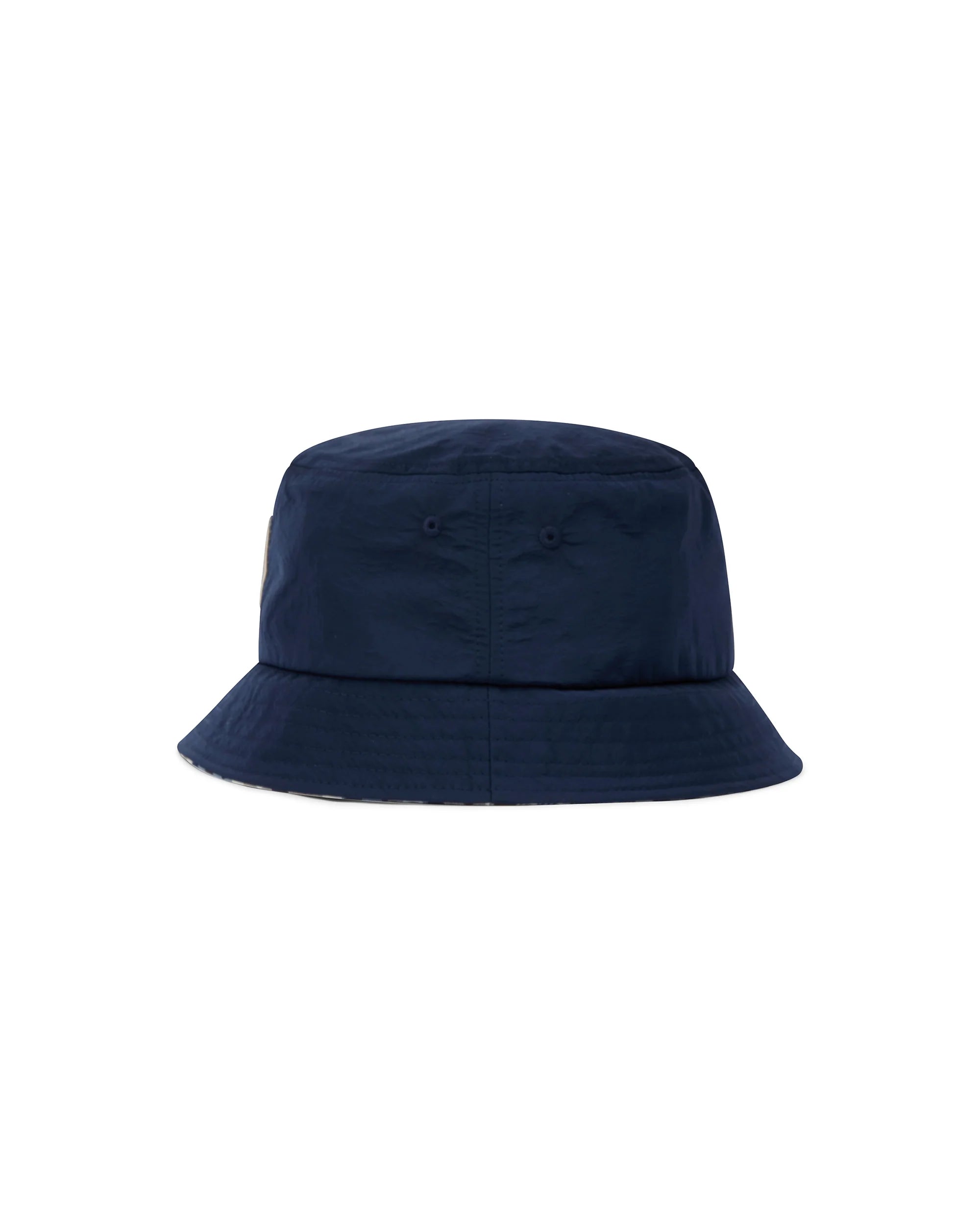 Aquascutum Lamina badge bucket cap navy
