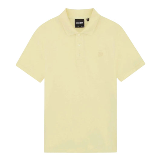 Lyle and Scott Superfine polo yellow