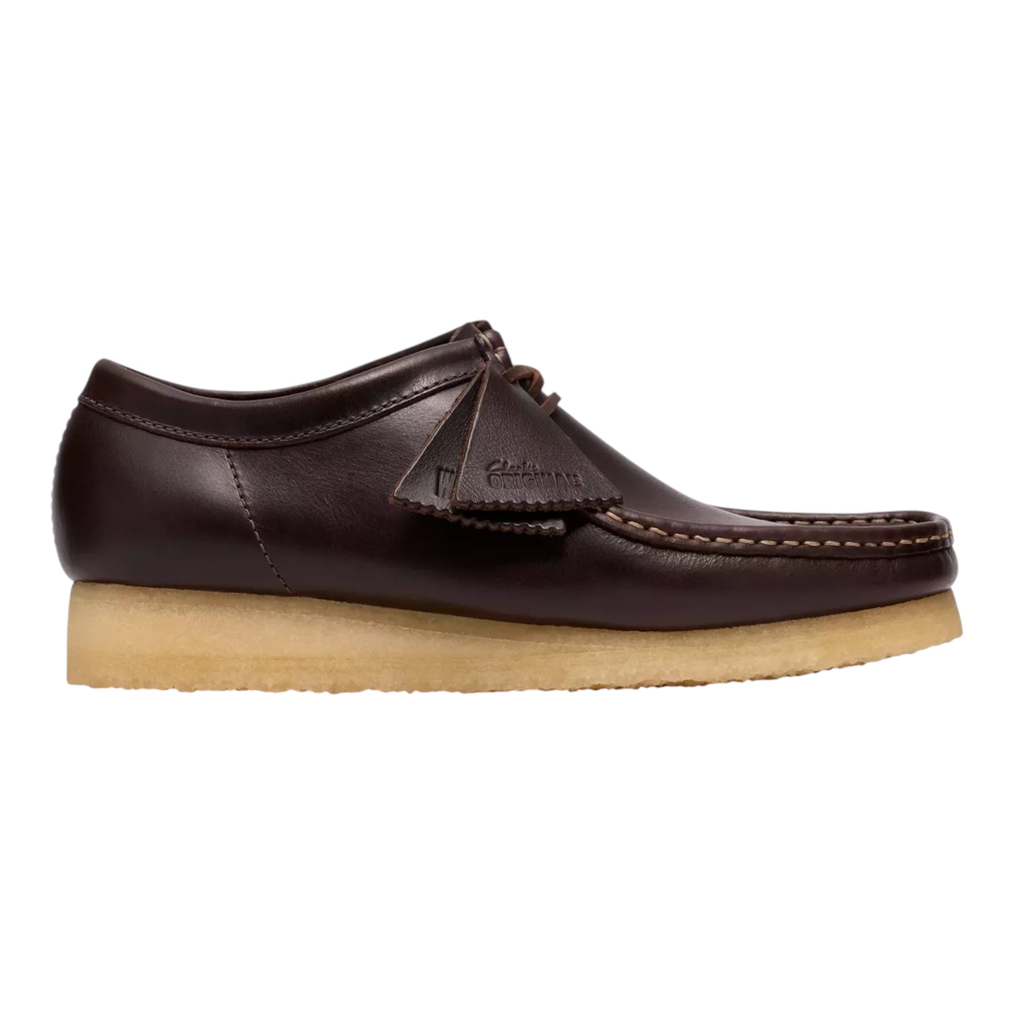 Clarks Wallabee dark brown leather