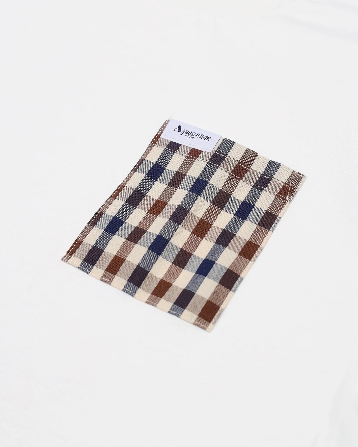 Aquascutum Iconic Pocket T-shirt Old White