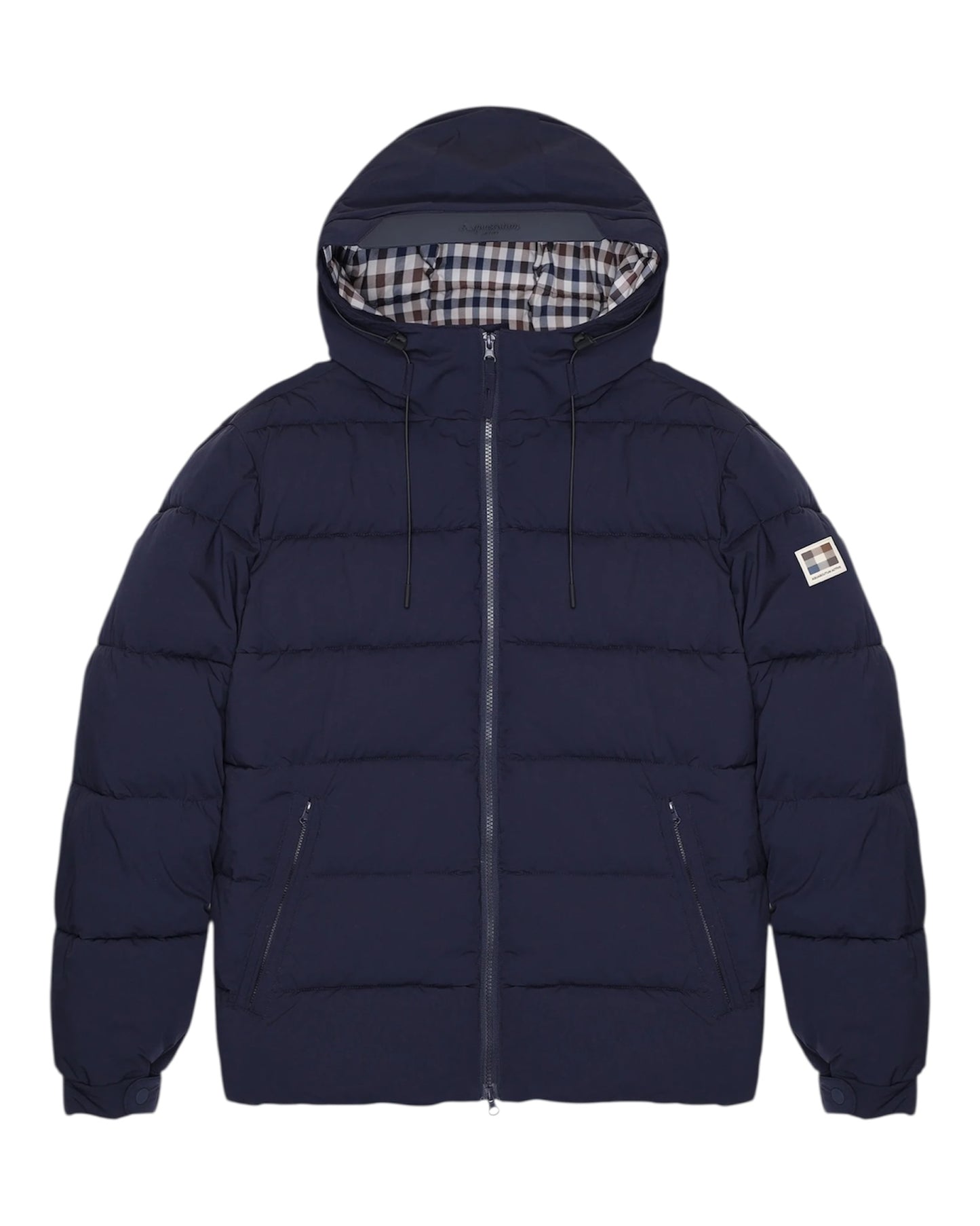 Aquascutum SP Hooded Puffer Navy