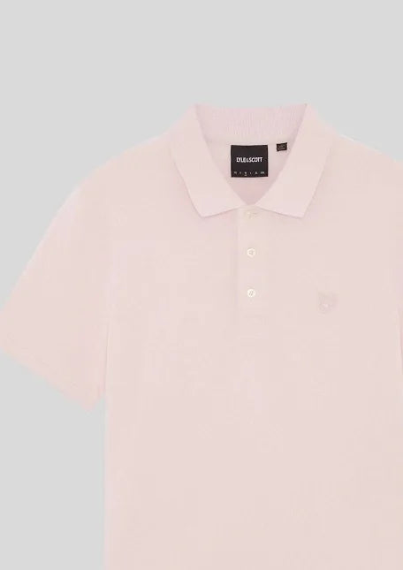 Lyle and Scott Superfine polo pink
