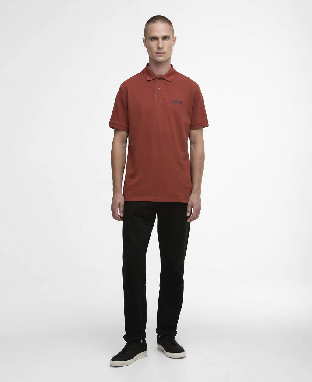 Barbour International Essential polo burnt henn