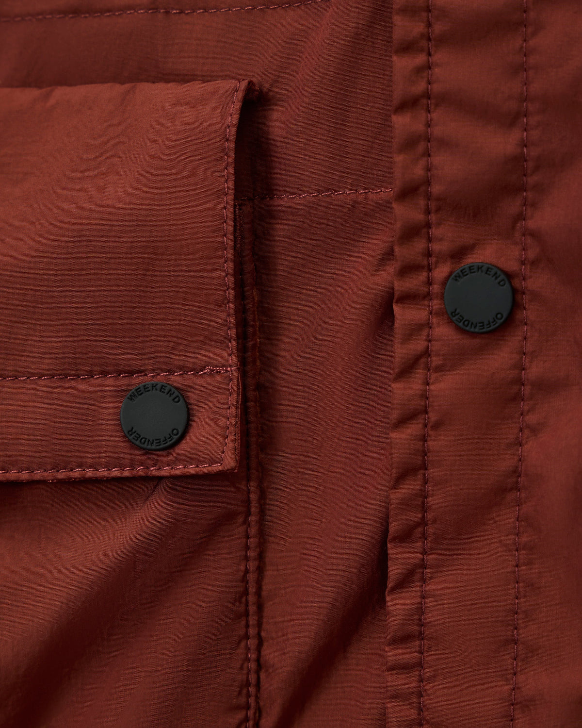 Weekend Offender Tralee city jacket brick