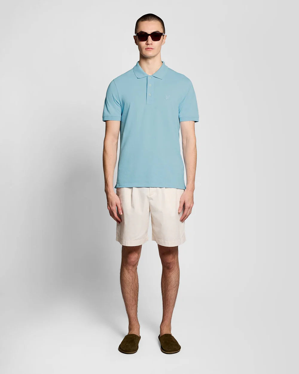 Lyle and Scott Superfine polo airy blue