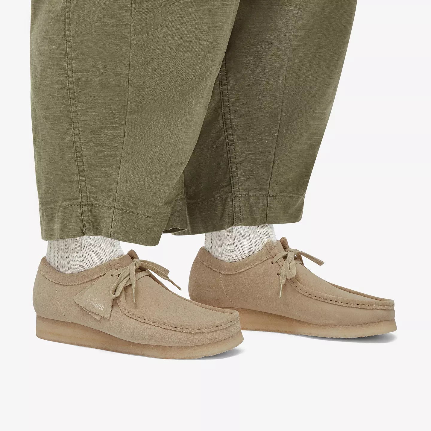 Clarks Wallabee maple suede