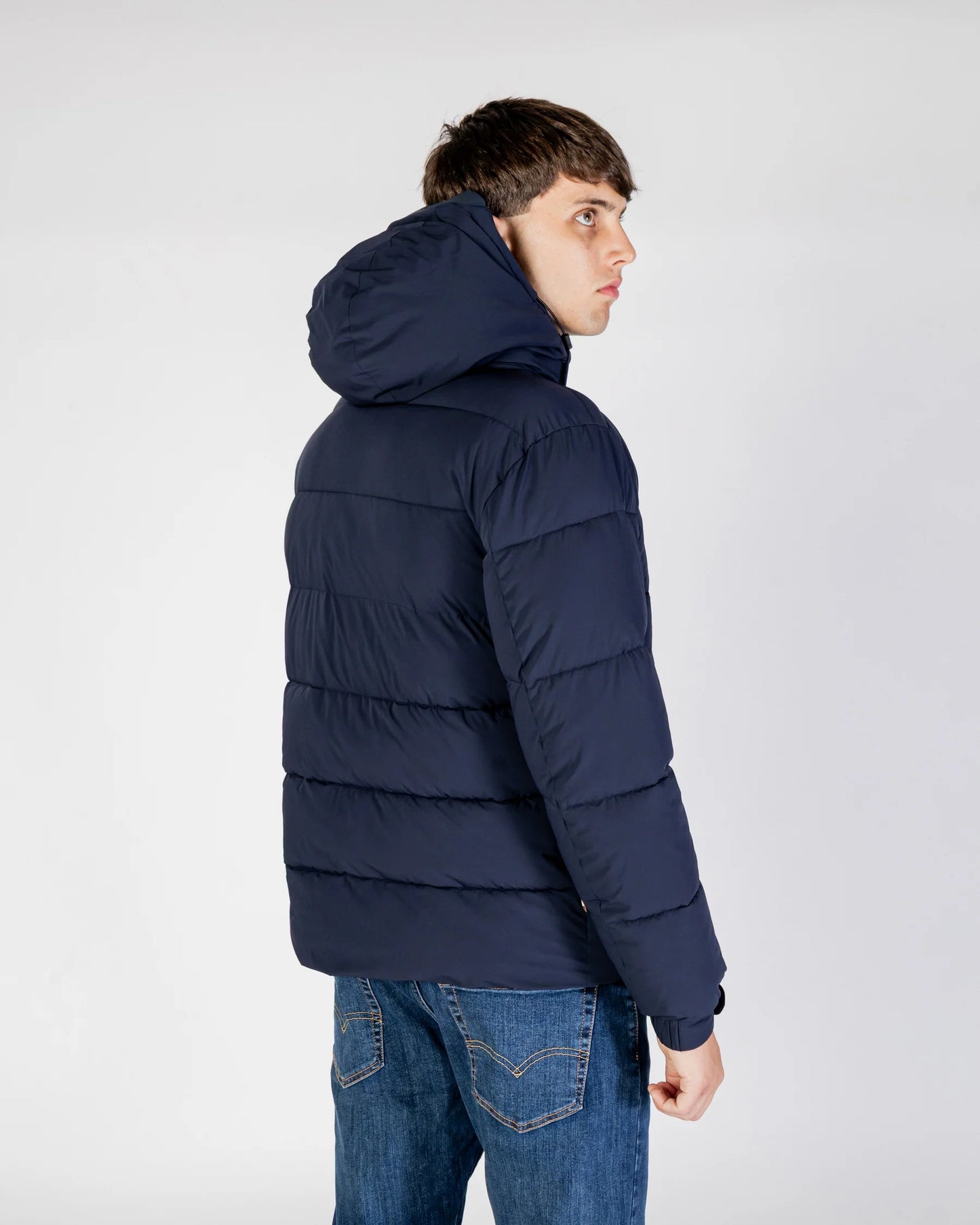 Aquascutum SP Hooded Puffer Navy
