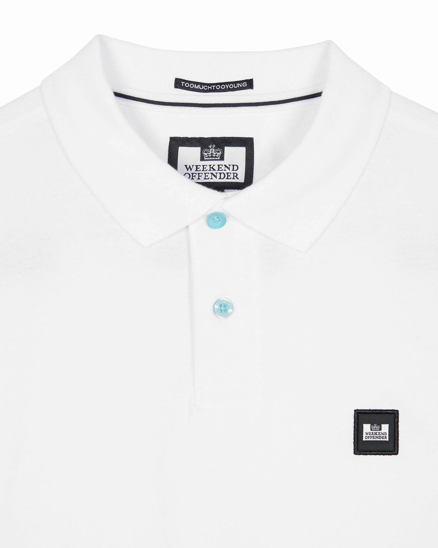 Weekend Offender Caneiros Polo Shirt White