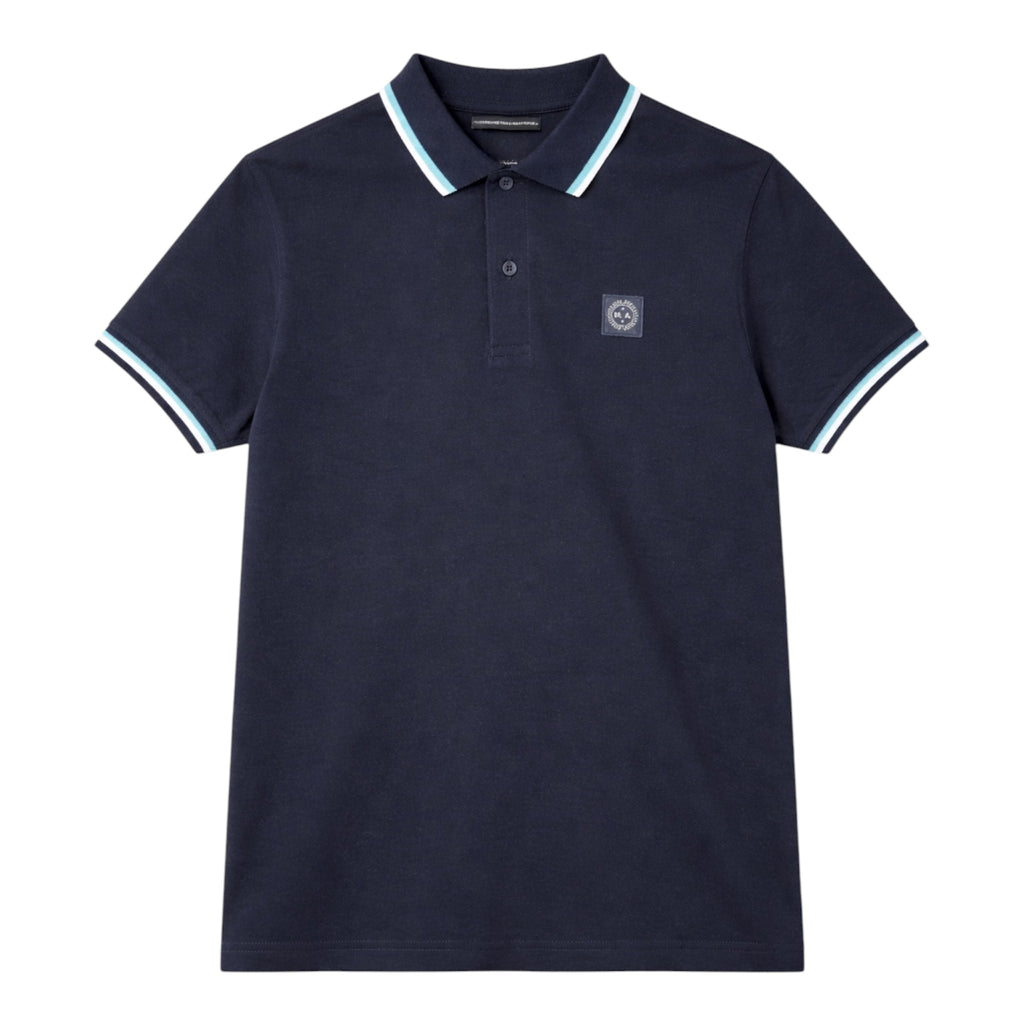 Marshall Artist Tipped polo navy