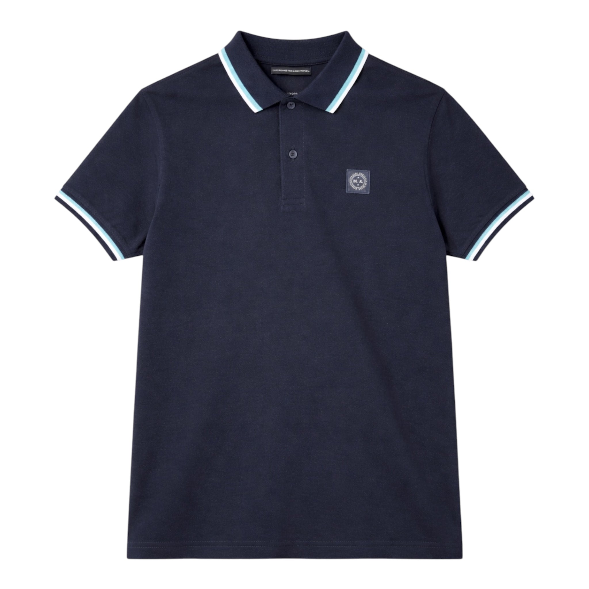 Marshall Artist Tipped polo navy