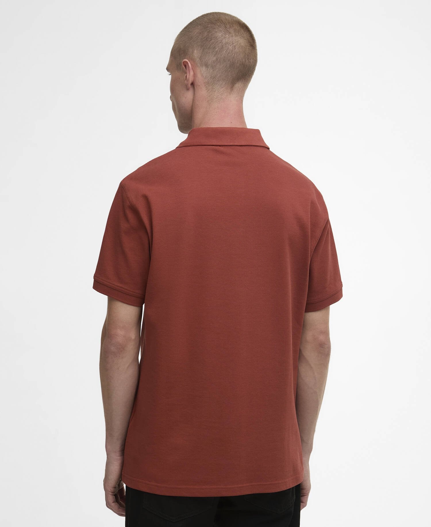 Barbour International Essential polo burnt henn