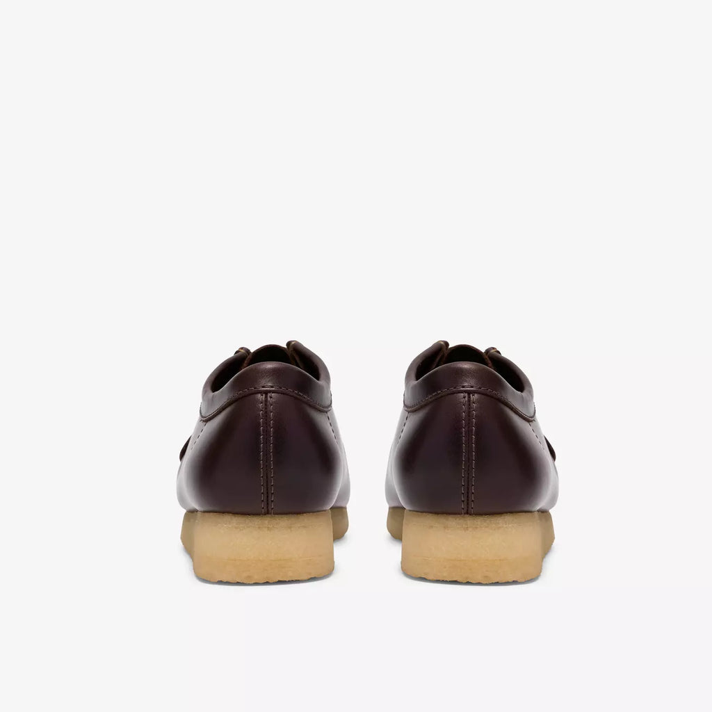 Clarks Wallabee dark brown leather
