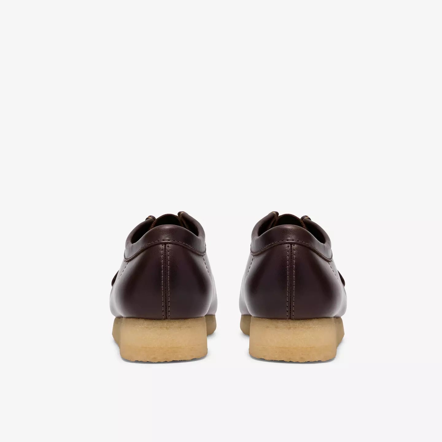 Clarks Wallabee dark brown leather