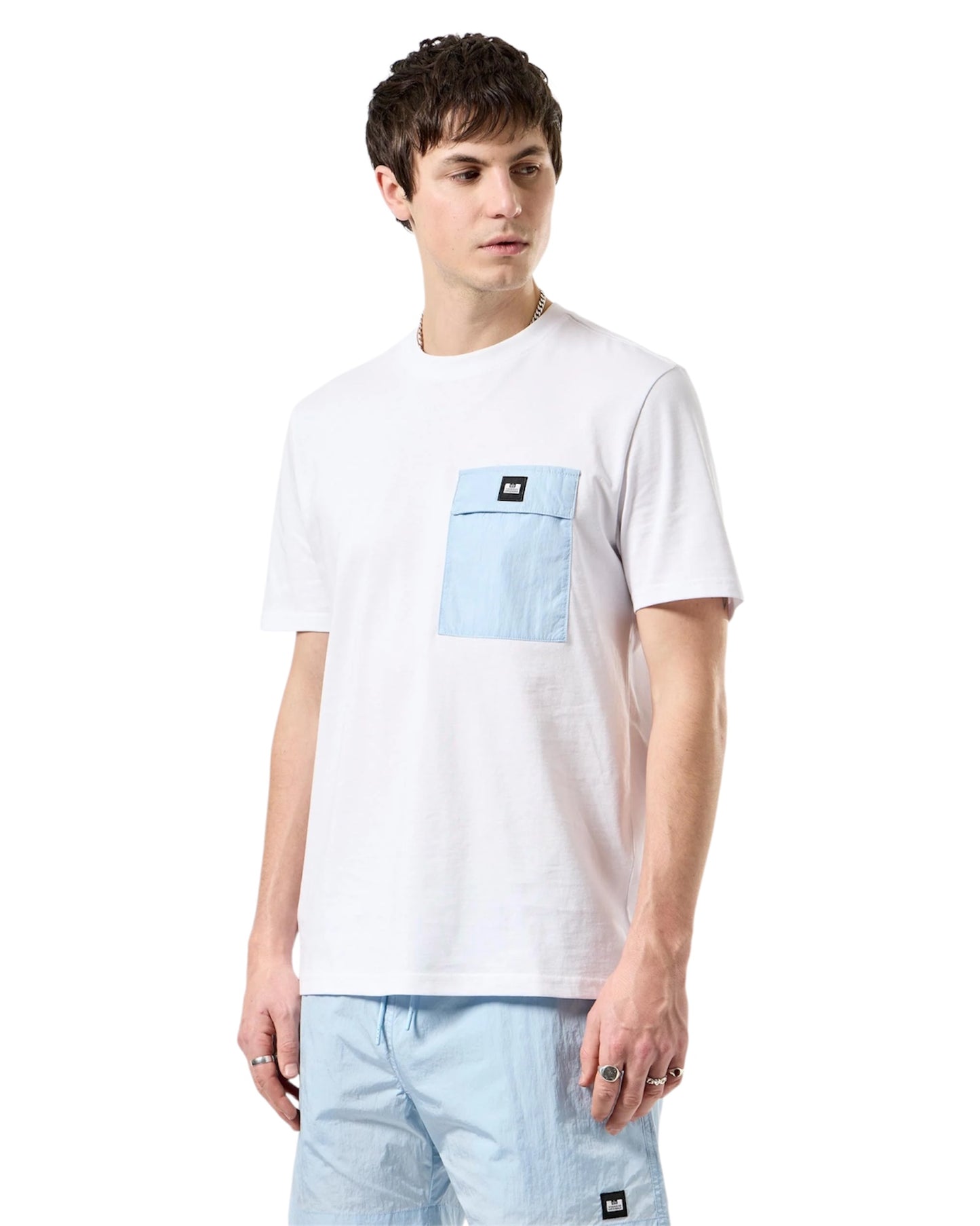Weekend Offender Stiniva T-Shirt White/Ocean Wave