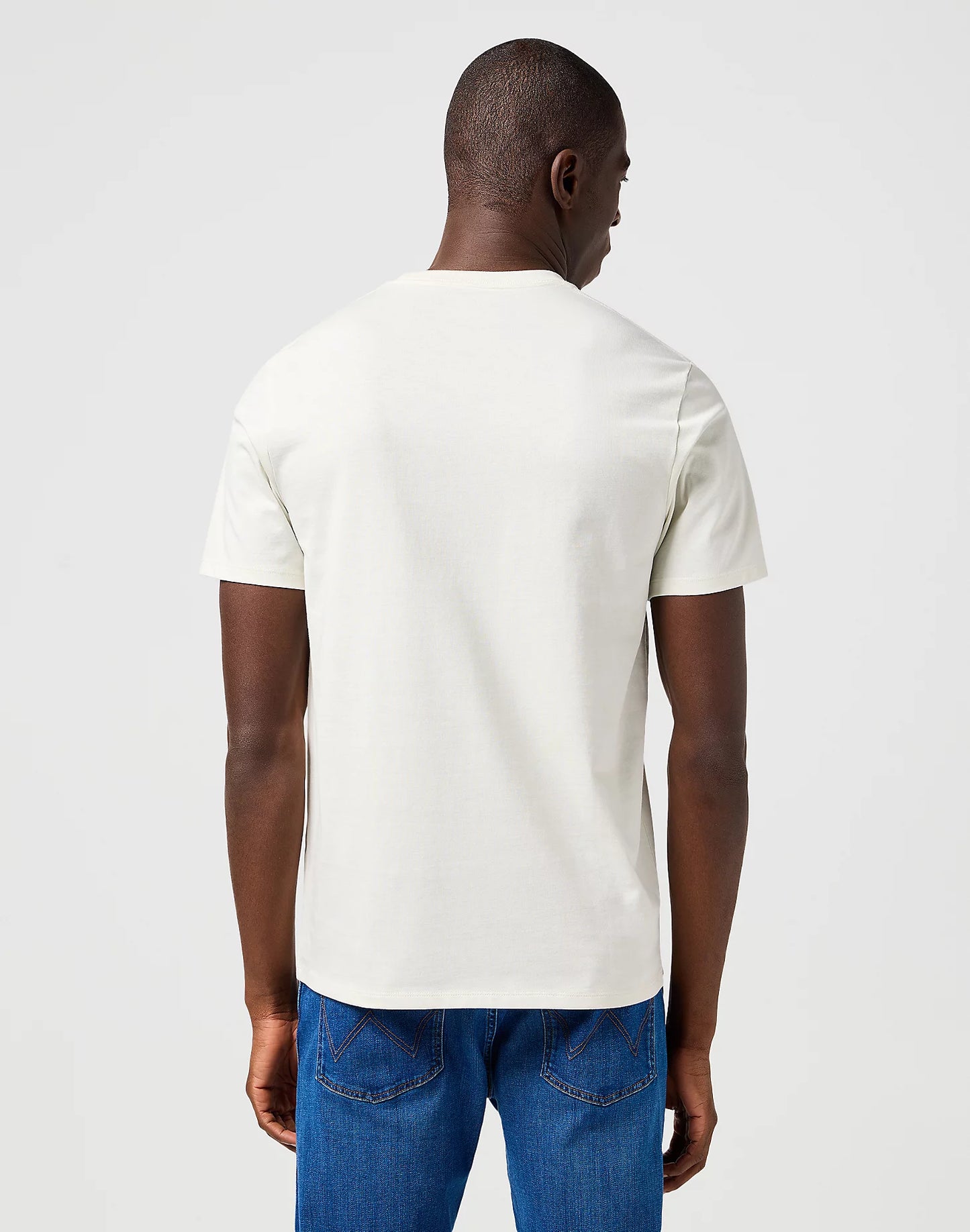 WRANGLER SMALL GRAPHIC TEE VINTAGE WHITE