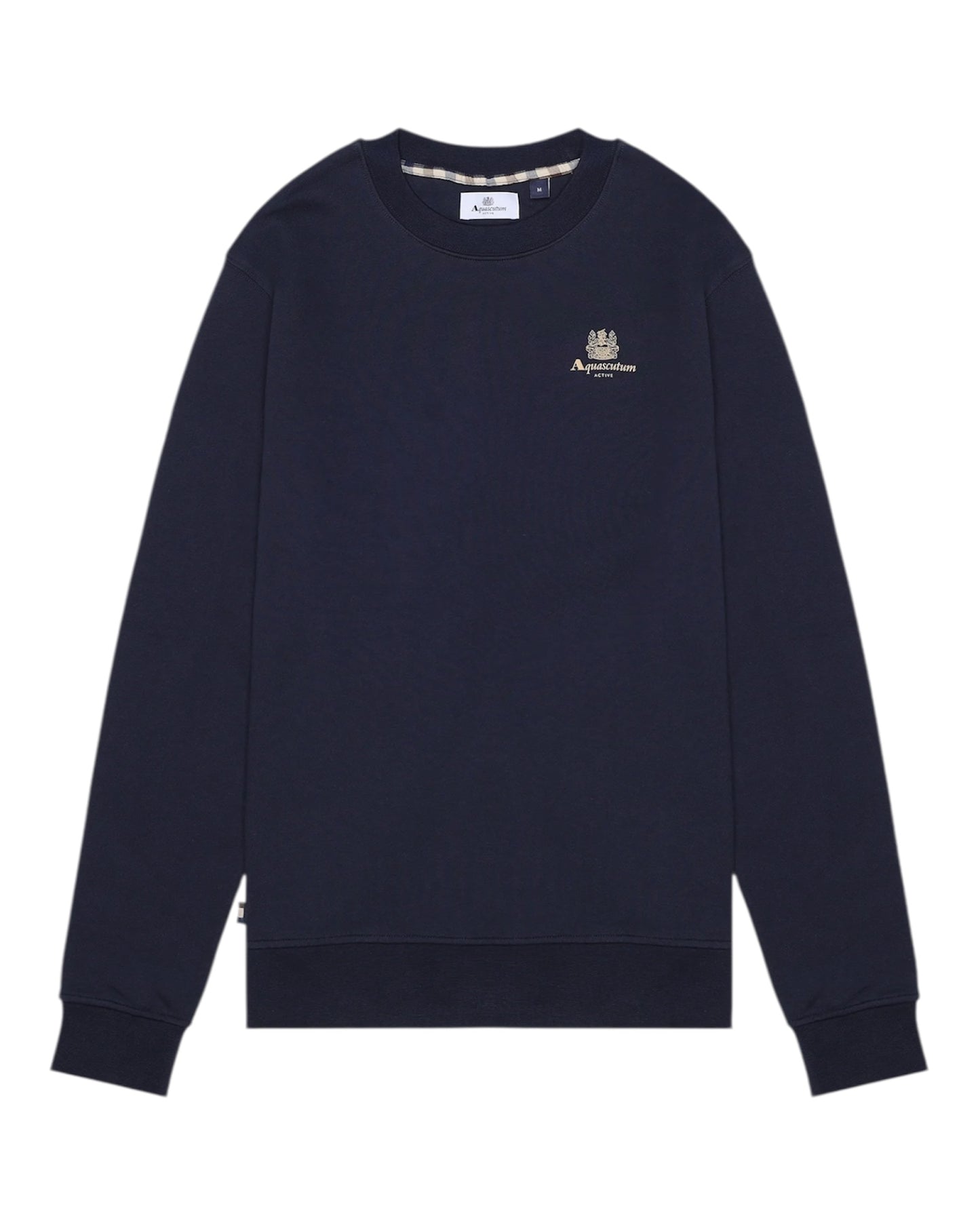 Aquascutum Small Logo Crewneck Navy