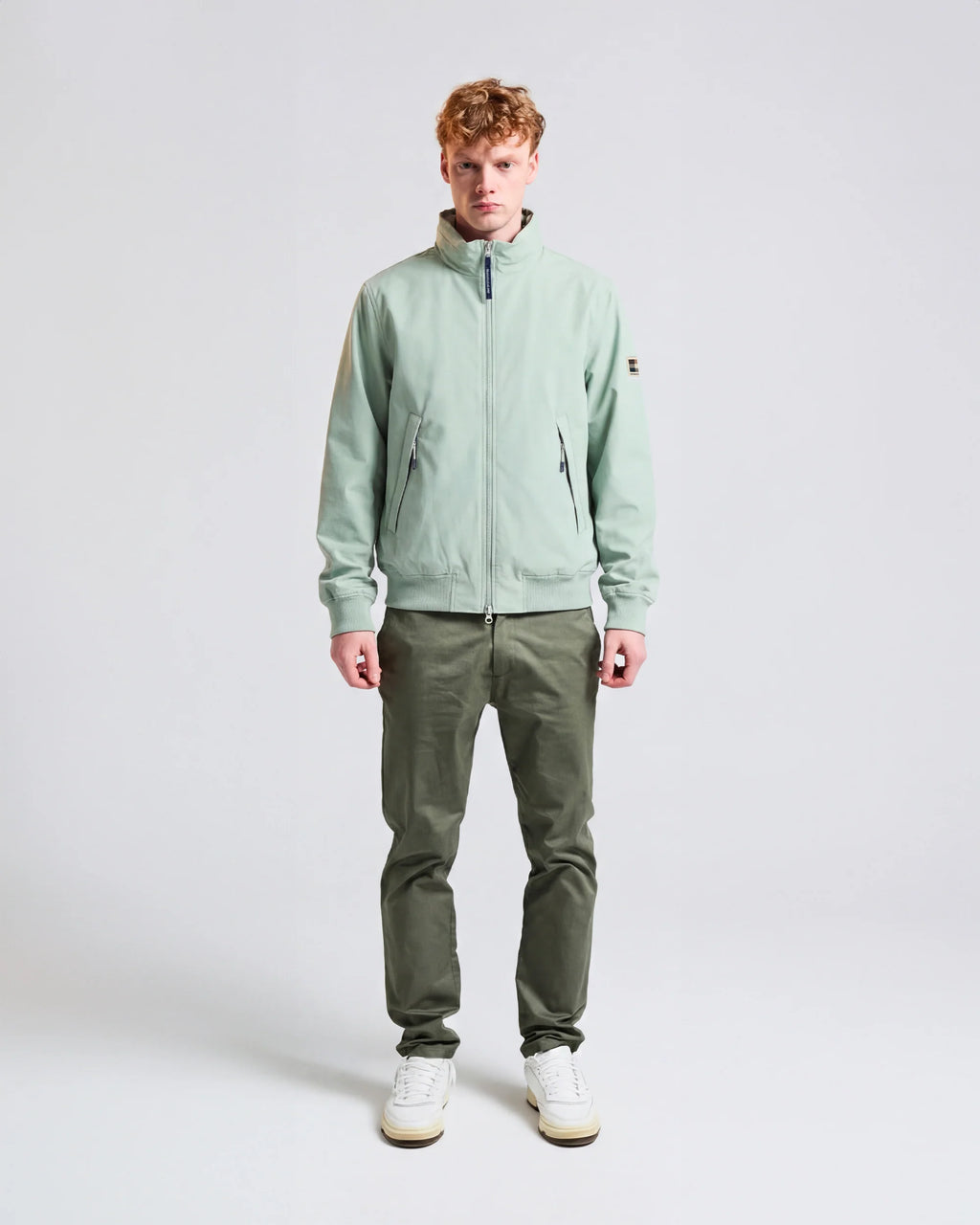 Aquascutum Soft shell mock neck salvia