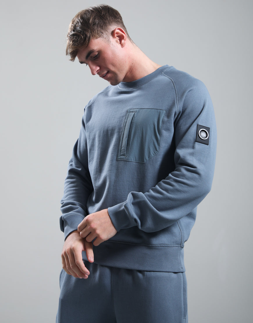 Marshall Artist Lennox crew neck stormgrey