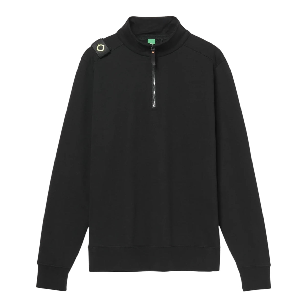 Ma.Strum Quarter zip jet black