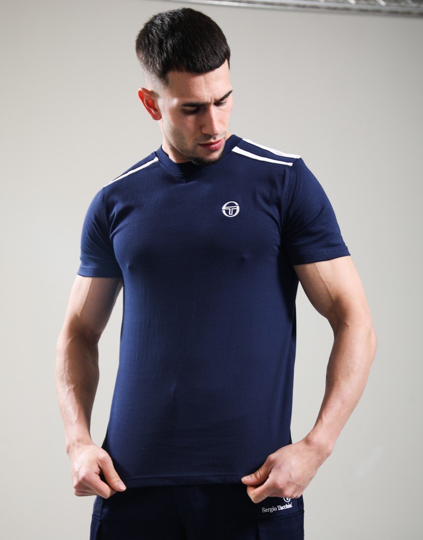 Sergio Tacchini Locchi t-shirt maritime blue