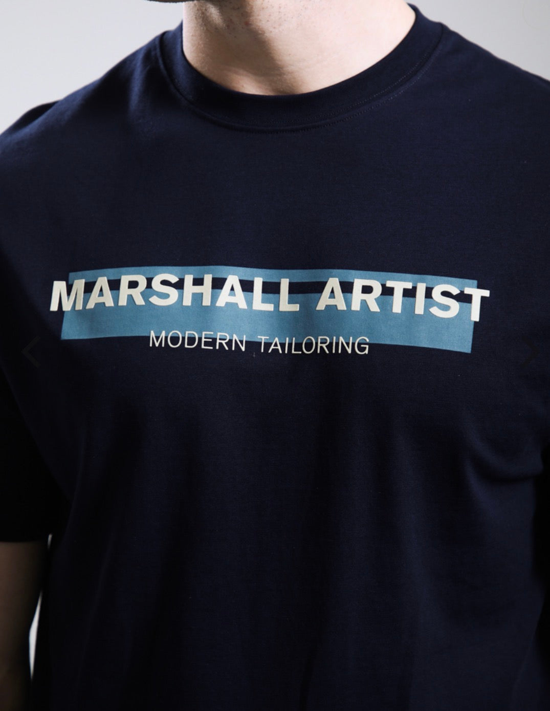 Marshall Artist Seafield tee navy