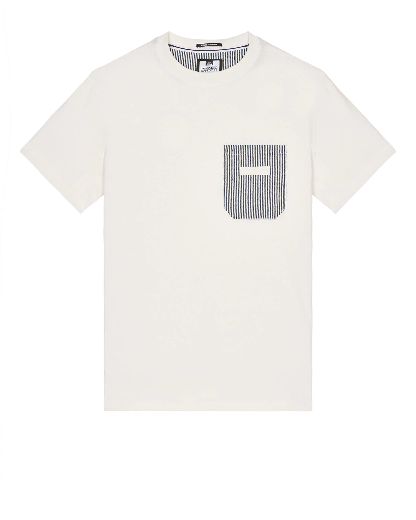 Weekend Offender Torres T-Shirt Ticking Stripe
