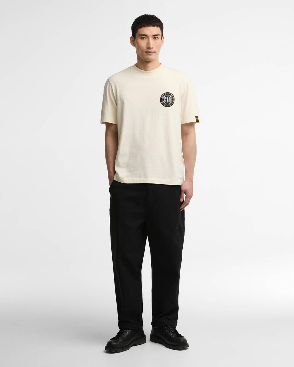 Barbour International 90th graphic t-shirt green chill