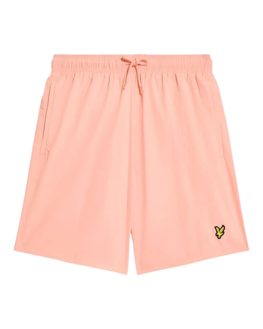 Lyle and Scott Plain Swimshort Coral Stand