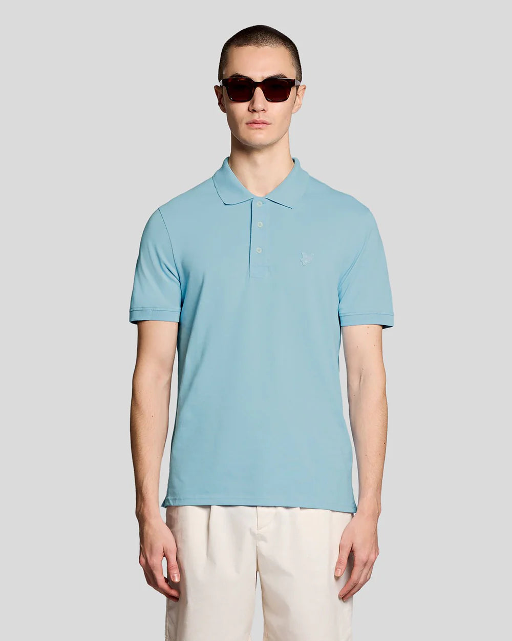 Lyle and Scott Superfine polo airy blue