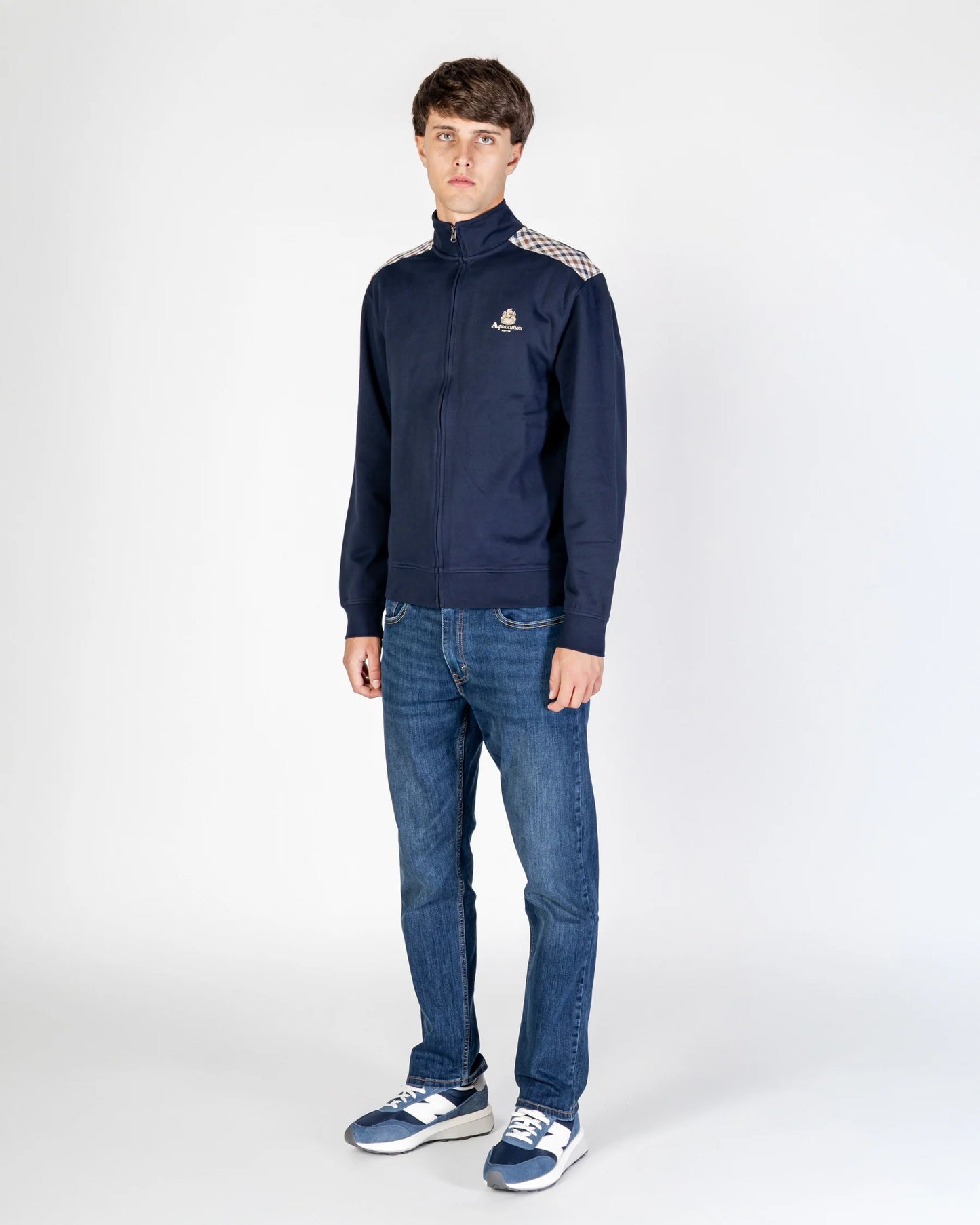 Aquascutum Shoulder FZ Navy