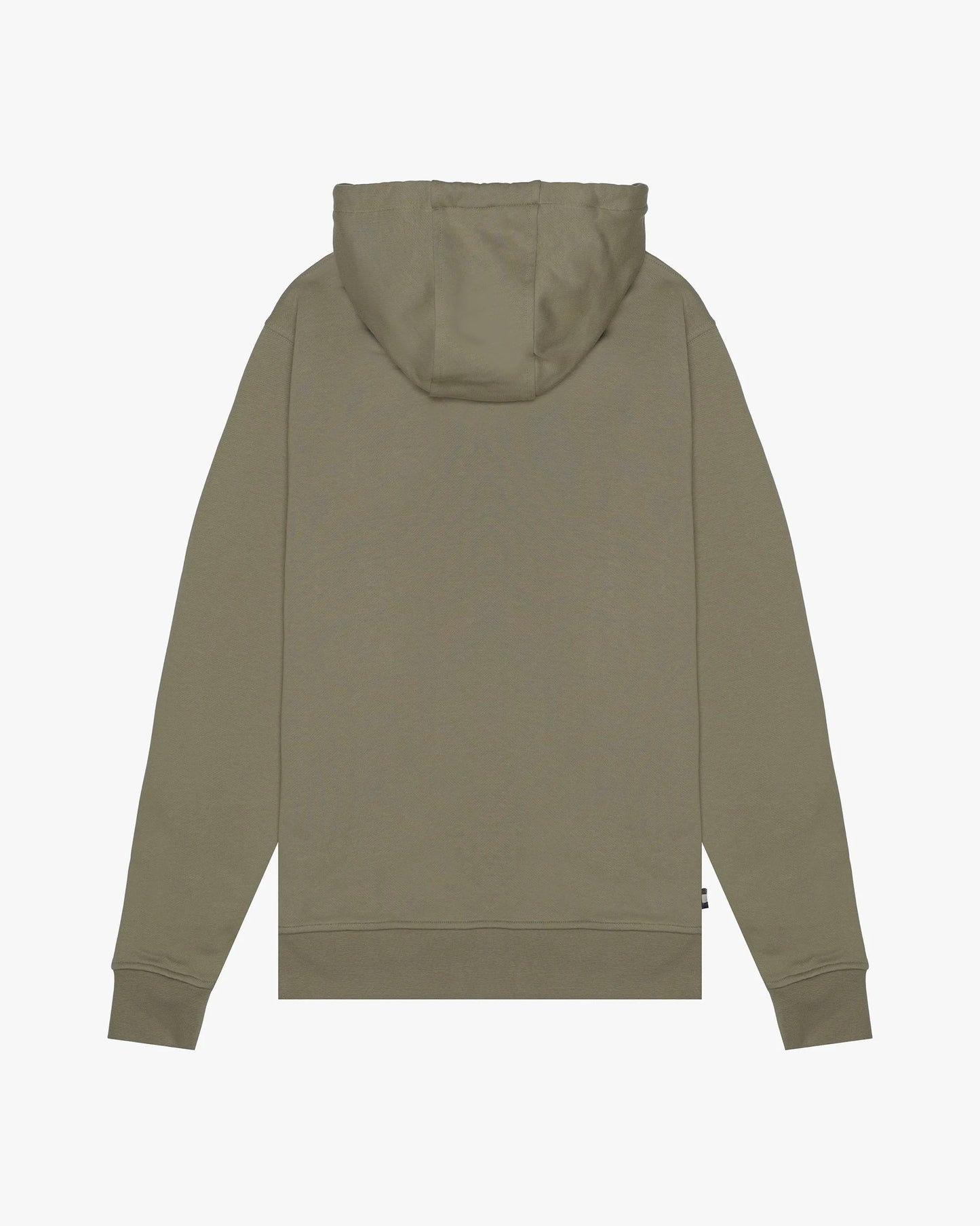 Aquascutum Big Logo Hoodie Army Green