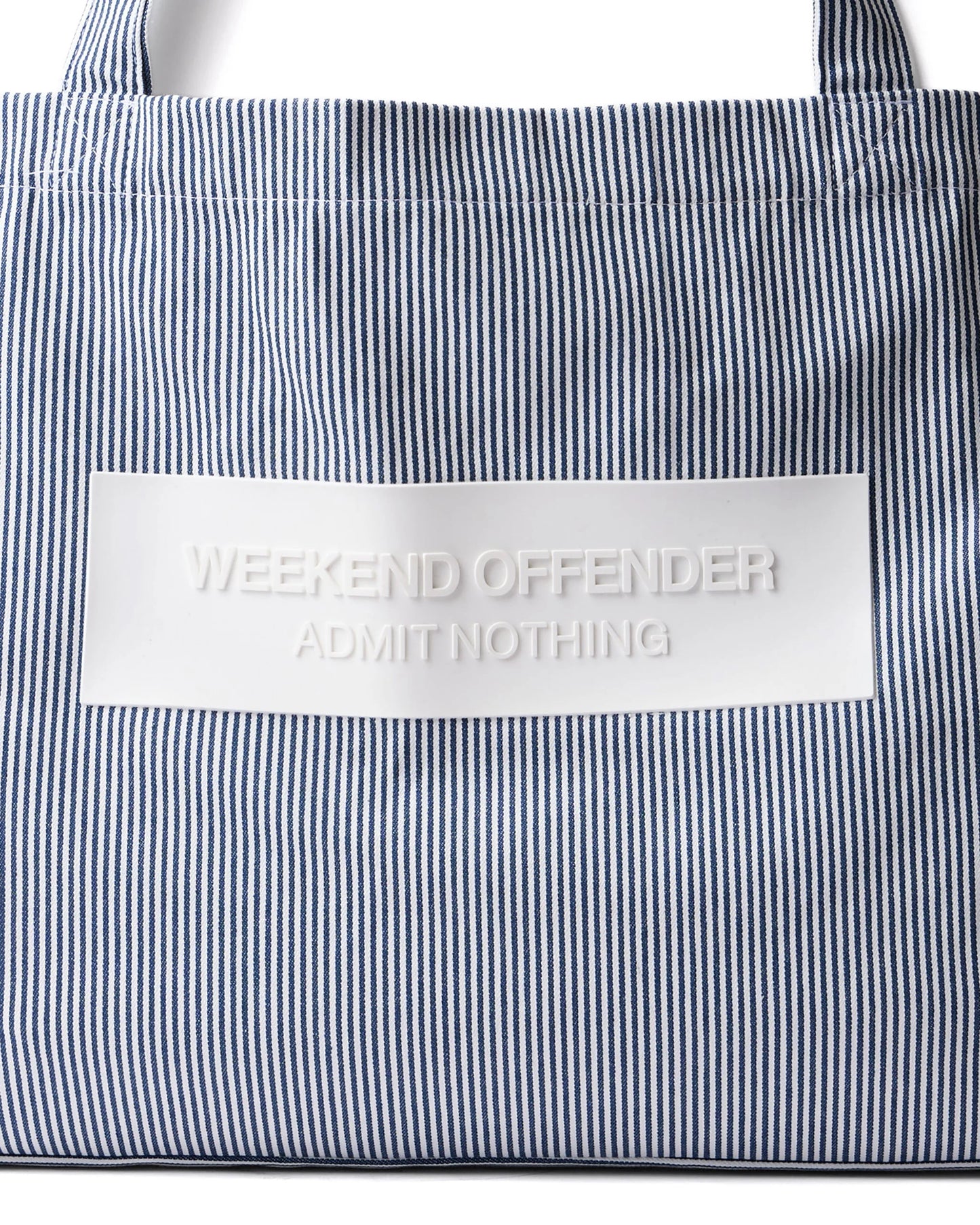 Weekend Offender La Mina Tote Bag Ticking Stripe