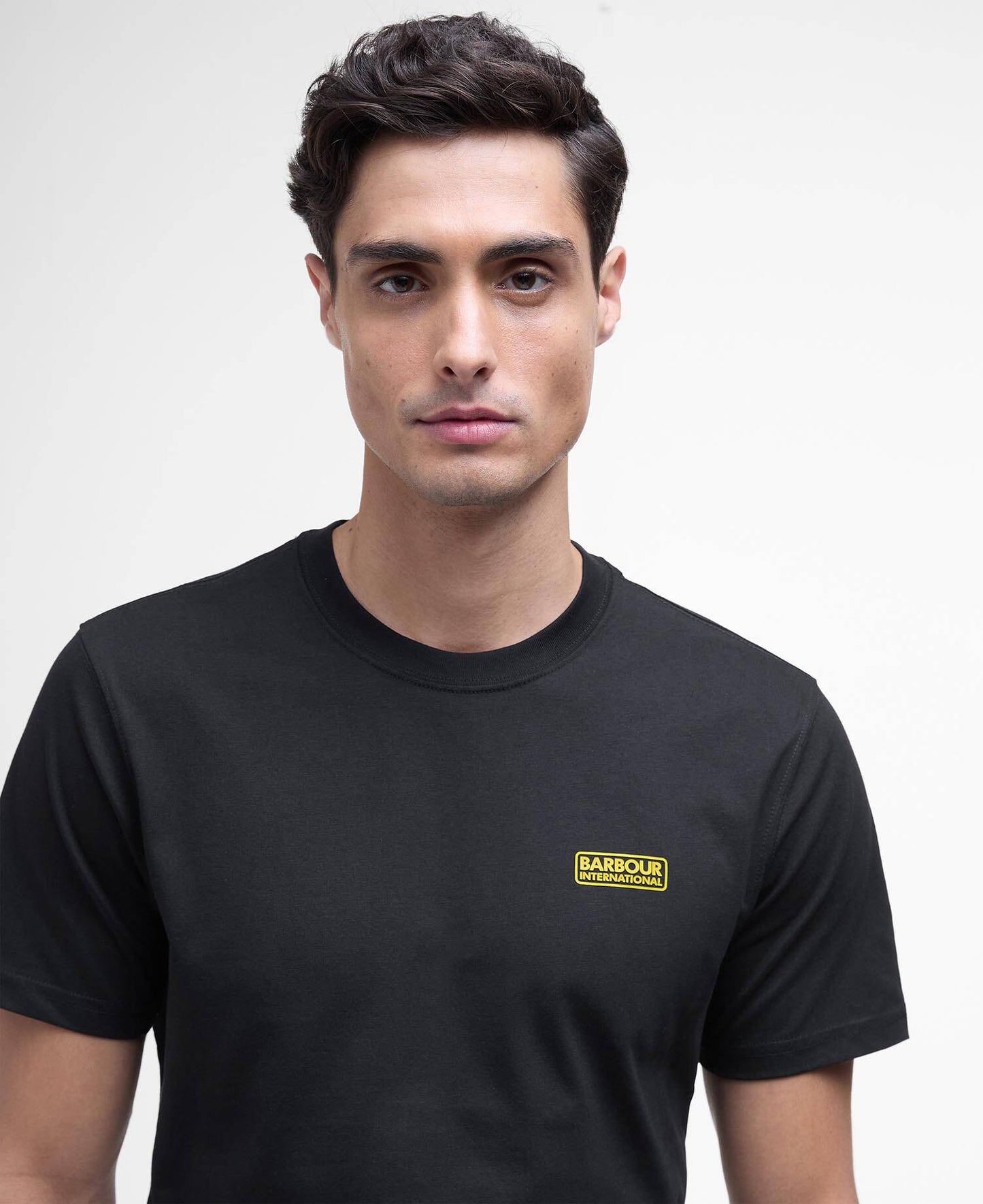 Barbour International Small logo black/yellow