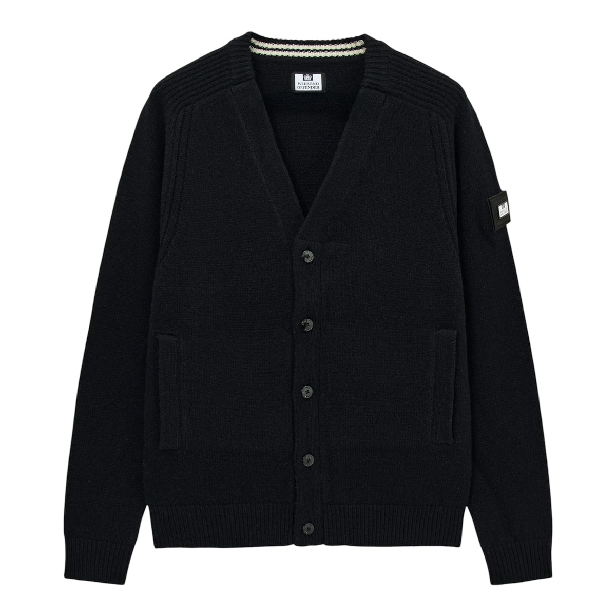 Weekend Offender Lauda wool black