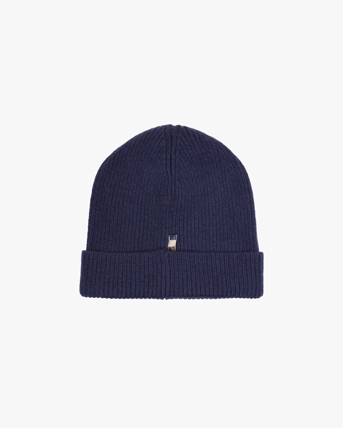 Aquascutum Wool Fisherman Beanie Navy