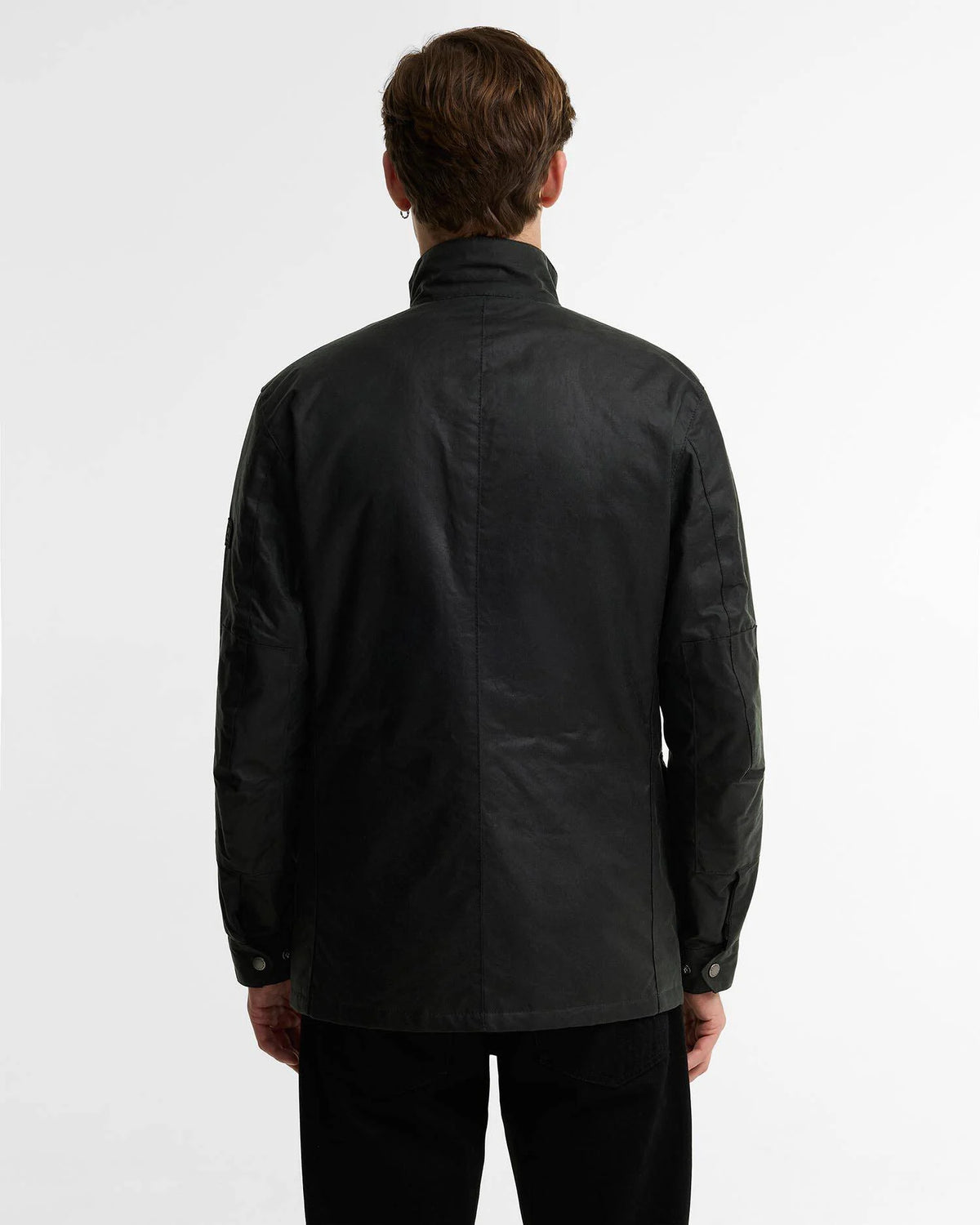 Barbour International Duke wax jacket sage