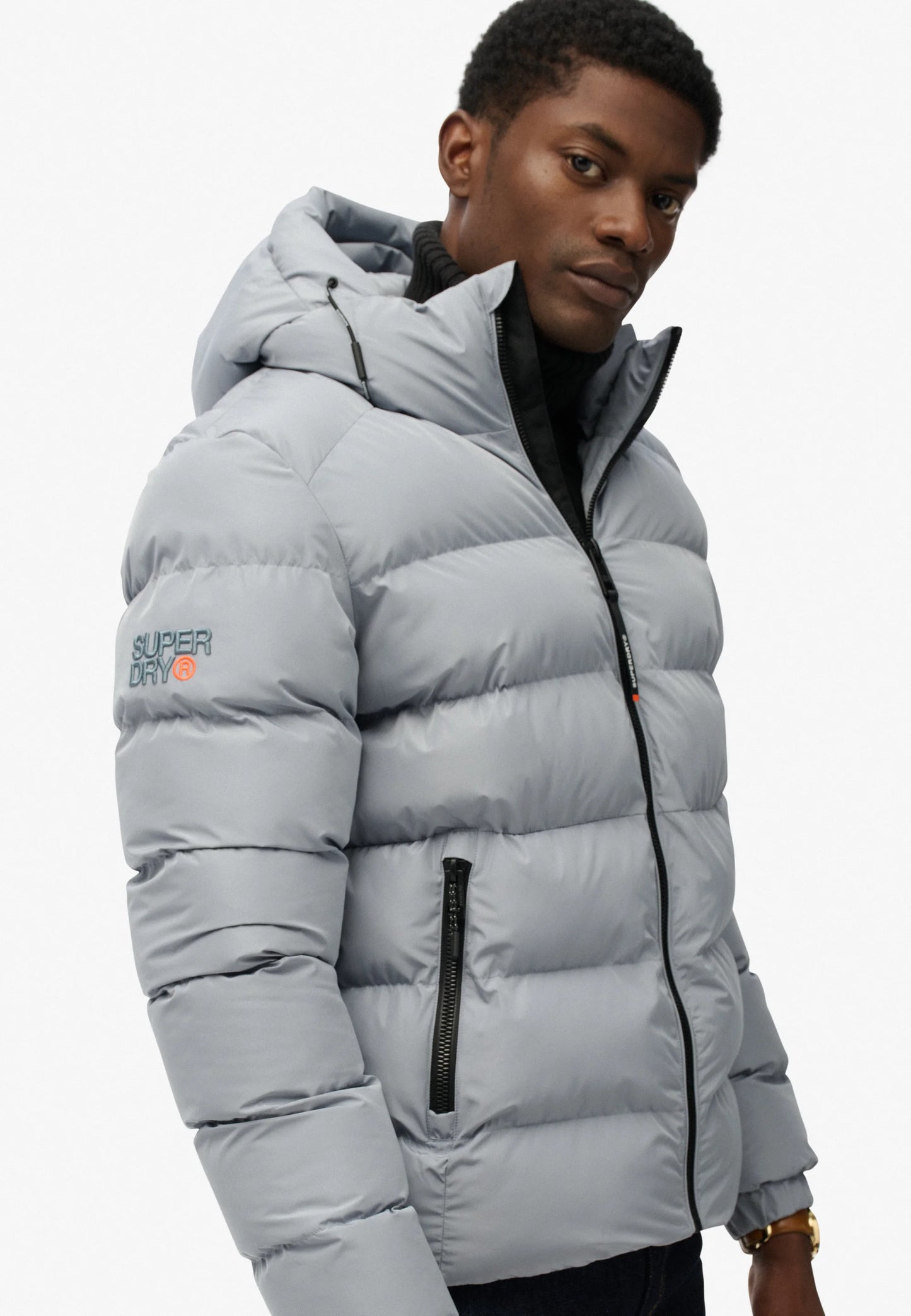 Superdry Puffer Washed Denim