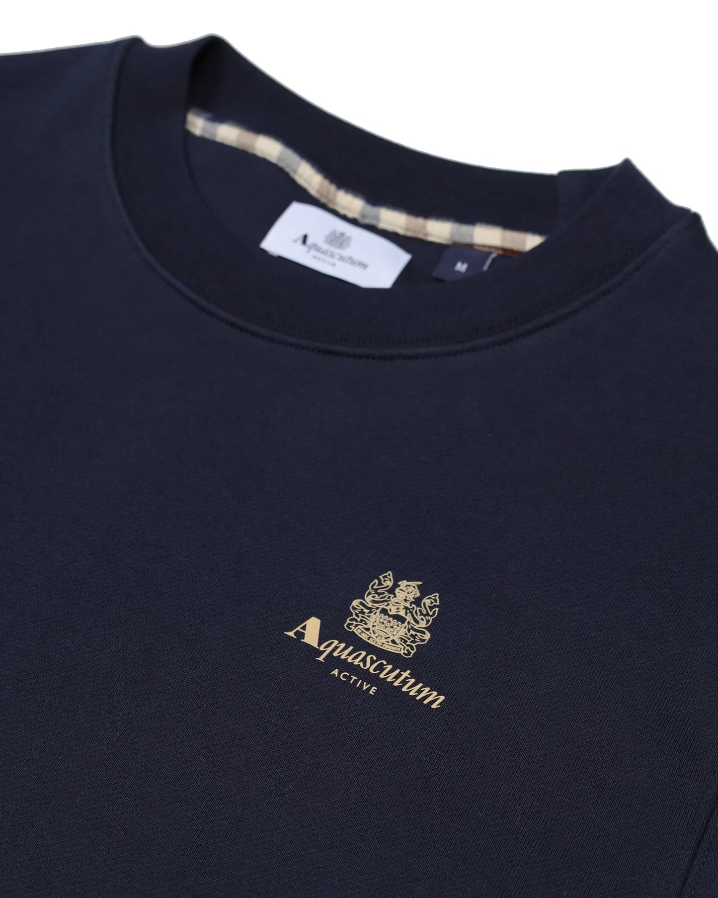 Aquascutum Small Logo Crewneck Navy
