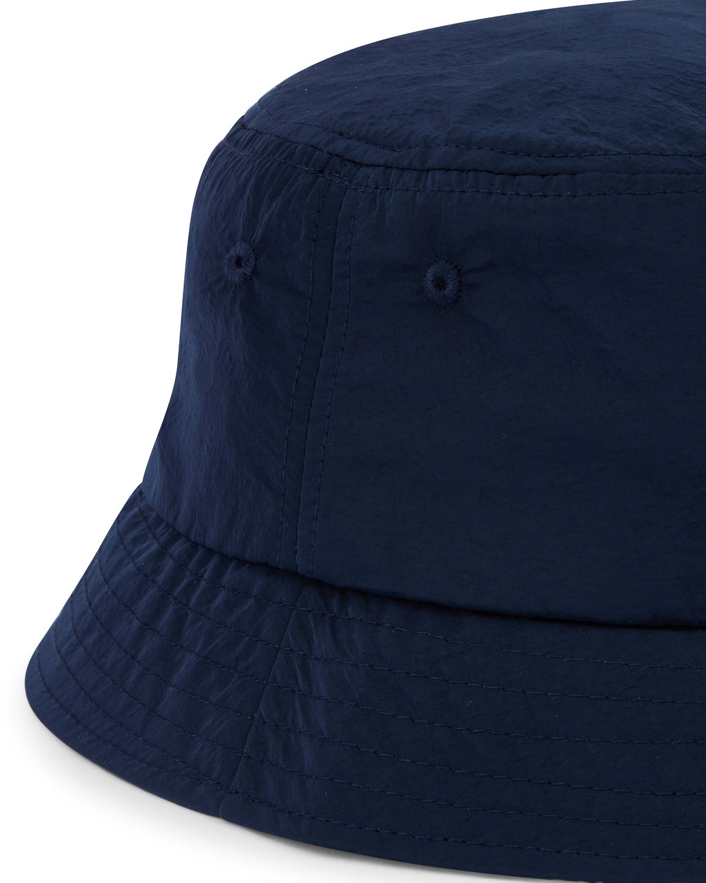 Aquascutum Lamina badge bucket cap navy