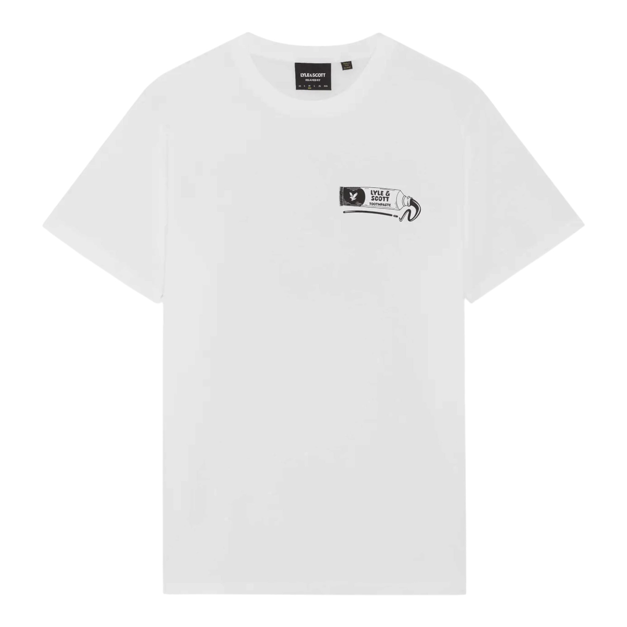 Lyle and Scott Toothpaste graphic white