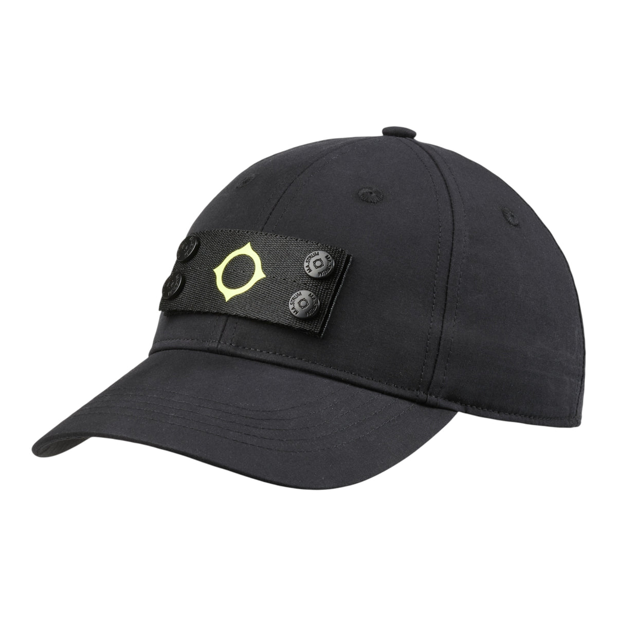 Ma.Strum Badge baseball cap jet black