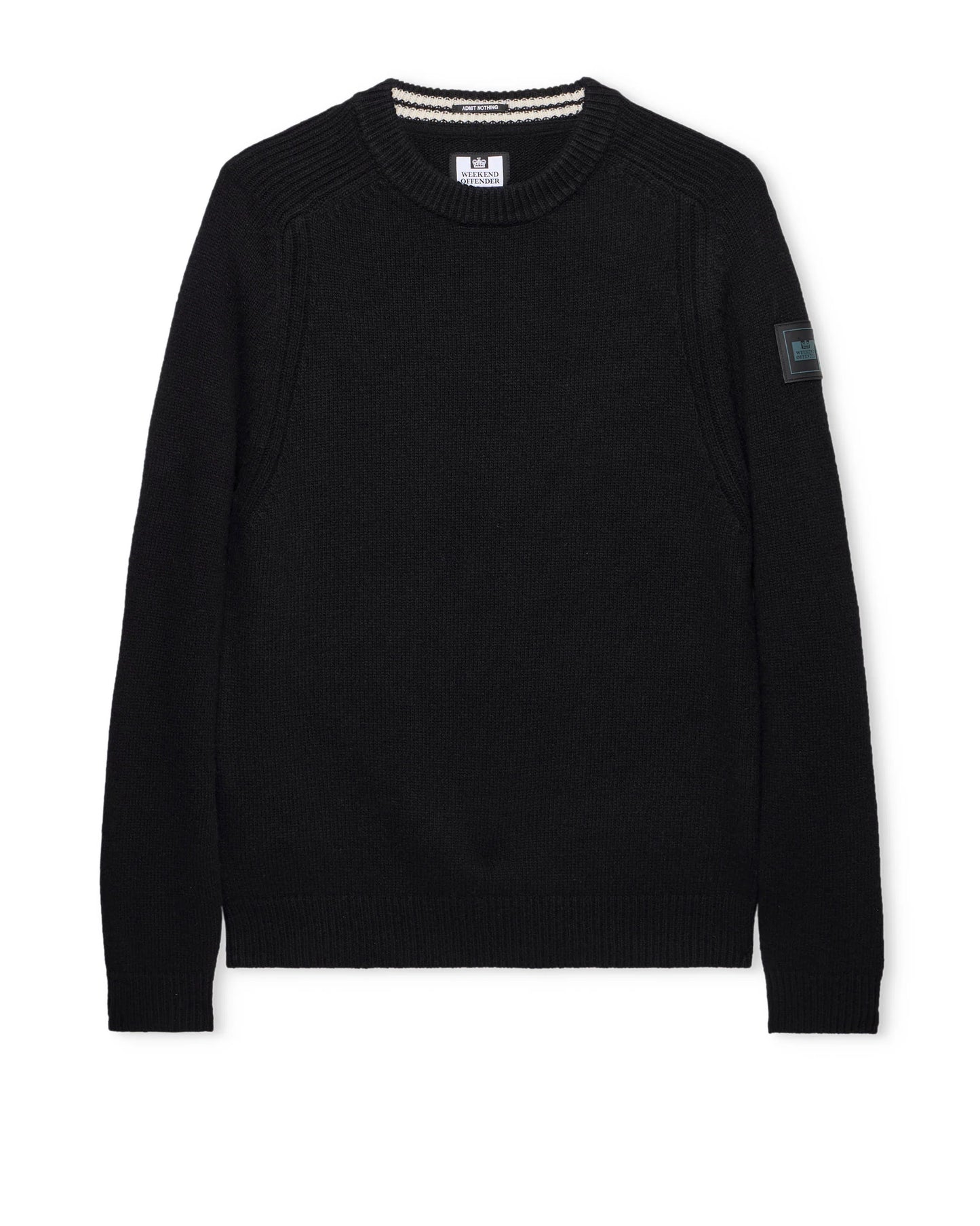 Weekend Offender Zagreb Wool Jumper Black